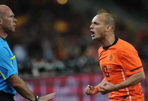 Netherlands' midfielder Wesley Sneijder