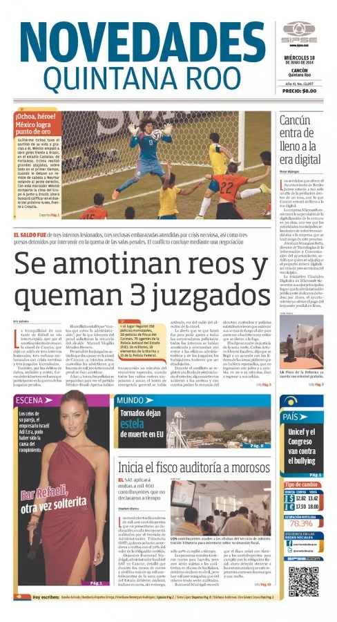 novedades quintana roo