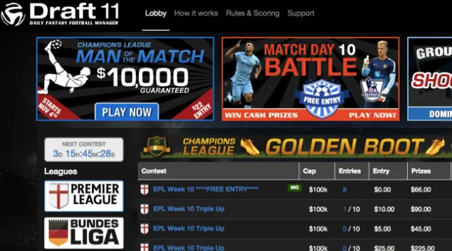 draft11-daily-fantasy-game