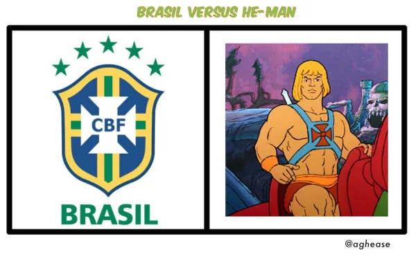 Brasil versus He Man Portuguese Cross