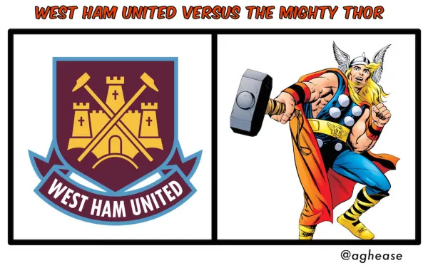 West Ham Hammers versus Thor