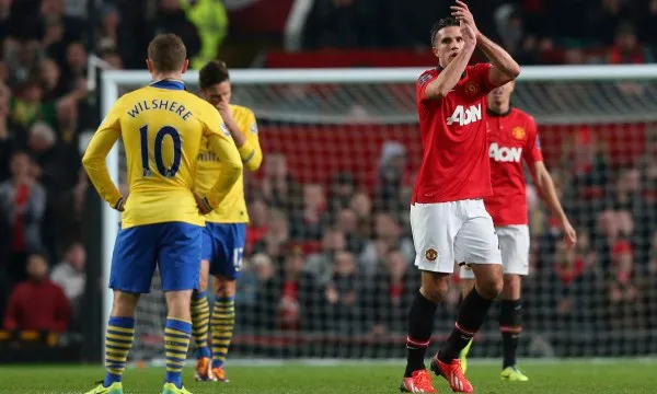 Robin van Persie is substituted late on