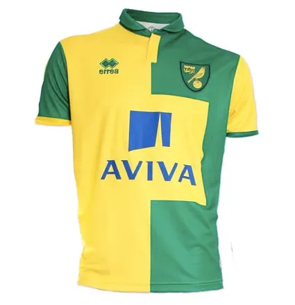 norwich city home jersey
