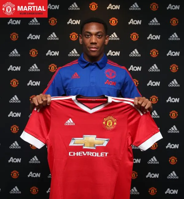 anthony martial manchester united