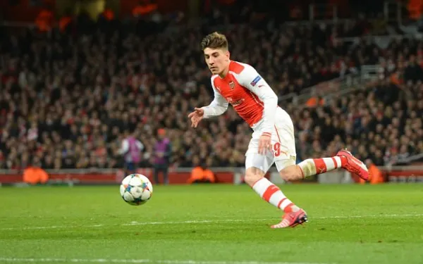 UEFA Champions League 2014/15 Round of 16 First Leg Arsenal v Monaco Emirates Stadium, Hornsey Rd, London, United Kingdom - 25 Feb 2015