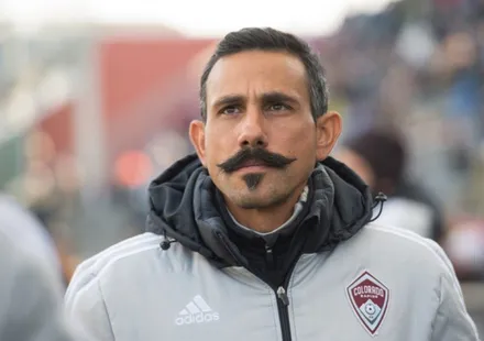 Mar 7, 2015; Philadelphia, PA, USA; Colorado Rapids head coach Pablo Mastroeni prior to a match against against the Philadelphia Union at PPL Park. The game ended in a 0-0 draw. Mandatory Credit: Derik Hamilton-USA TODAY Sports