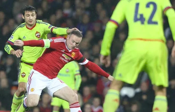 wayne rooney manchester united cska moscow