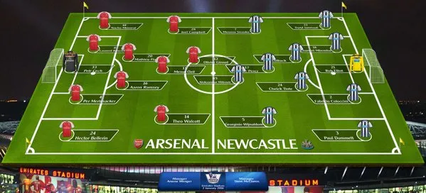arsenal newcastle