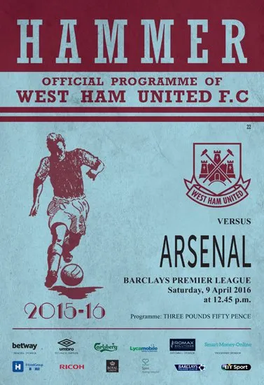 west-ham-arsenal-programme
