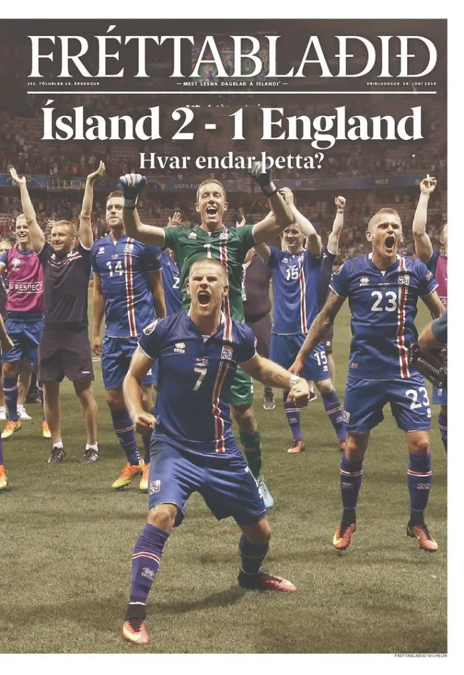 england-iceland-frettabladid-cover