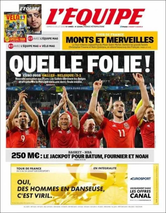 L Equipe What Madness