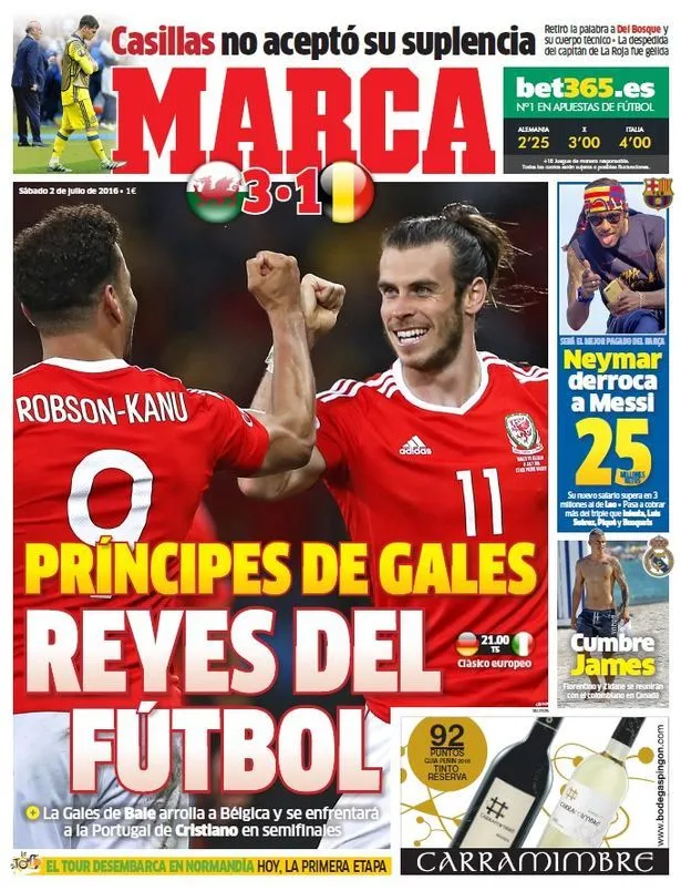 Marca Princes of Wales Kings of Football