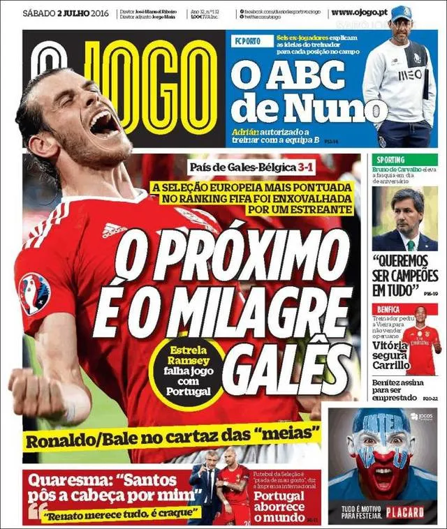 O Jogo - The Highest Ranked FIFA Team Beaten by Rookies - Yet Another Miracle for Wales