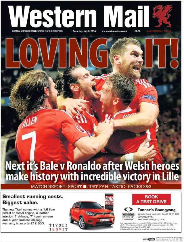 Western Mail Loving it