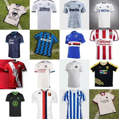 Top 20 soccer shirts for 2020/21