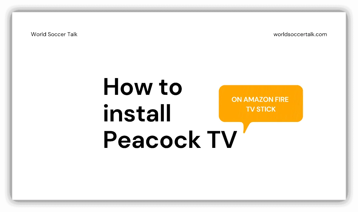 install Peacock on Amazon Fire TV Stick