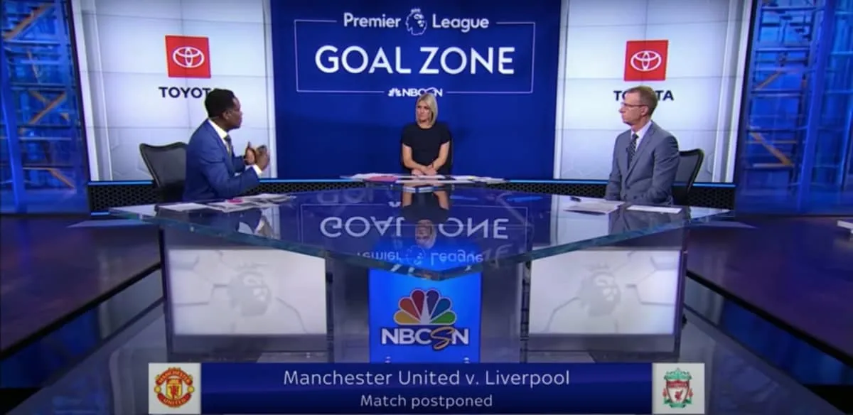 NBC's Old Trafford coverage