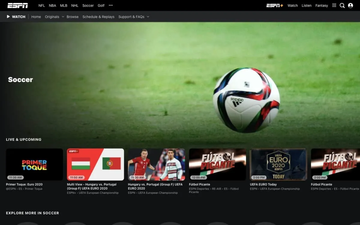 How to watch soccer games on ESPN3