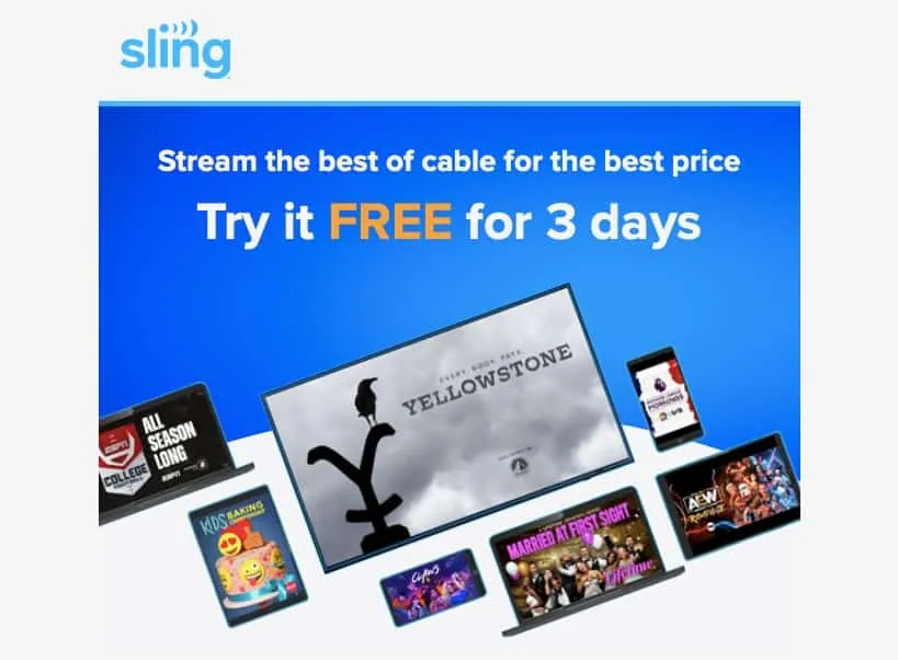 Sling TV offers free trial