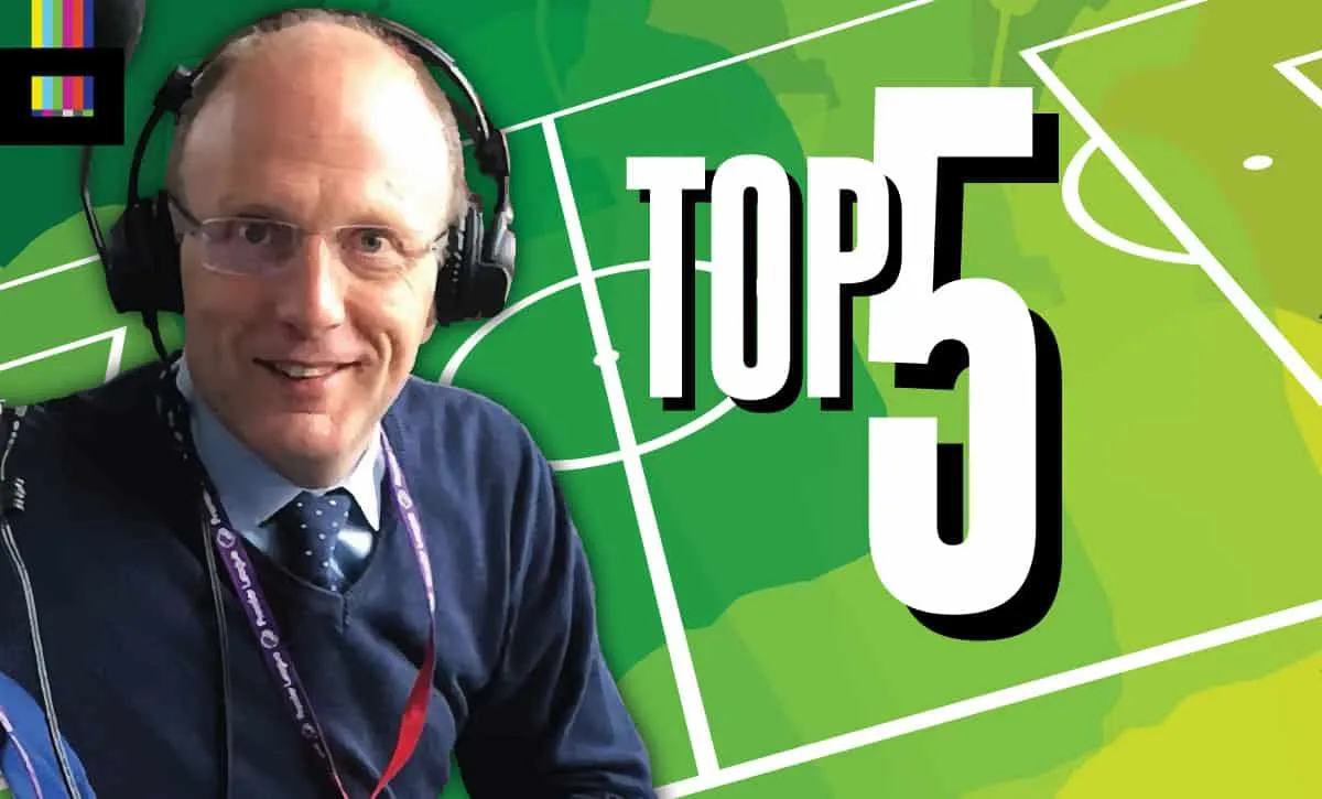 Peter Drury's top 5 goal calls