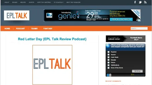 Welcome to the Redesigned EPLTalk.com