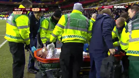 Gareth Bale Injured in Europa League Match; Stretchered Off The Pitch