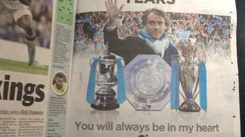 Roberto Mancini Buys Full Page Advert to Thank Manchester City Fans: The Daily EPL