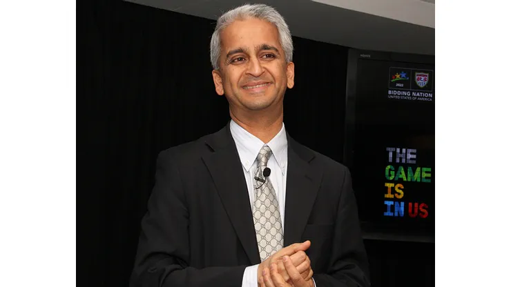Sunil Gulati during US Bid Committee session before the 2010 MLS Cup at BMO Field Rogers Club in Toronto, Ontario on November 19 2010.
