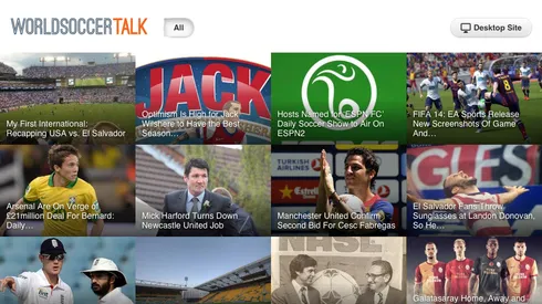World Soccer Talk Launches New Browser Experience for iPad, iPhone, Nexus 7 & Kindle Fire Devices