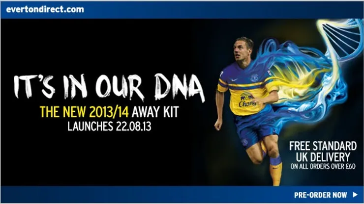 Everton Launch Away Shirt for the 2013-14 Season: Official [PHOTOS]