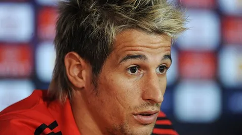 BRAGA, PORTUGAL - MAY 04: Fabio Coentrao of Benfica holds a news conference at Estadio Municipal de Braga the day before the UEFA Europa League semi-final second leg match between Braga and Benfica on May 4, 2011 in Braga, Portugal. (Photo by Denis Doyle/Getty Images)