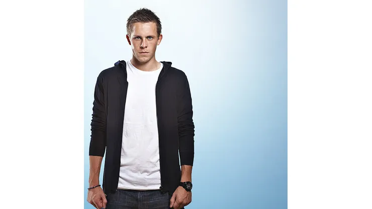 Professional football player Gylfi Þór Sigurðsson. photo editing: Hallmar