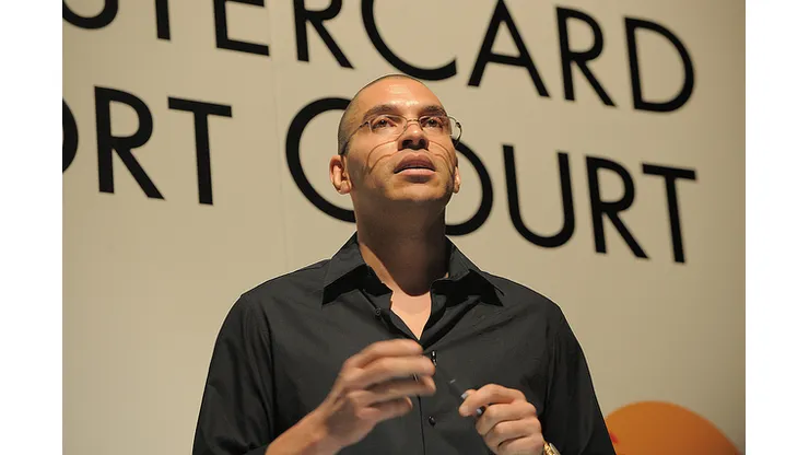 Garth Crooks OBE and five footballing legends debate, Which league has made the greatest contribution to the European Cup and UEFA Champions League. (Picture Shows Stan Collymore)