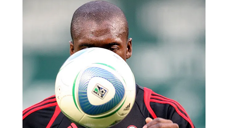 Clarence Seedorf #10 of A.C. Milan eyes the ball during an international friendly match against D.C. United at RFK Stadium, on May 26 2010 in Washington United won 3-2.Soccer Favorites of 2010