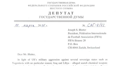 US and Russian Politicians Using Soccer As a Weapon In New Cold War Over Ukraine