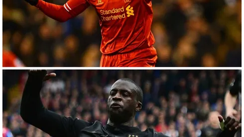 Kolo Toure (top) and Yaya Toure (bottom) are brothers competing in the Premiere League.