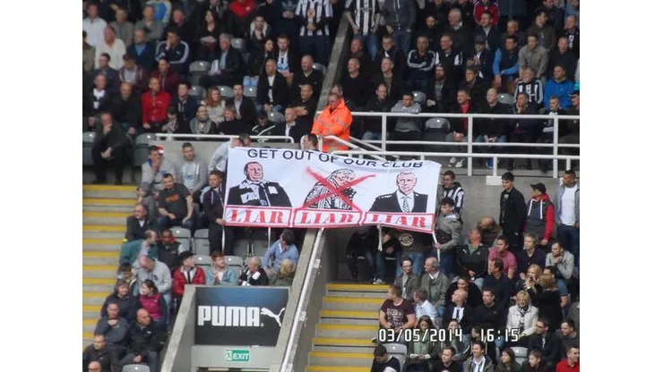 Newcastle United Fans Stage Walkout at St James' Park Against Alan Pardew and Mike Ashley