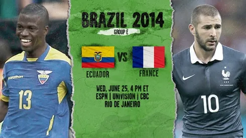 Ecuador vs France: Starting Lineups And World Cup Open Thread