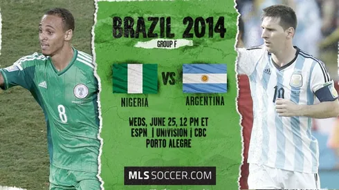 Argentina vs Nigeria: Starting Lineups And World Cup Open Thread