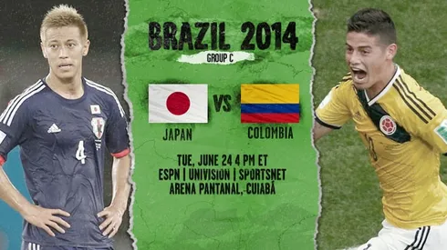 Japan vs Colombia: Starting Lineups And World Cup Open Thread