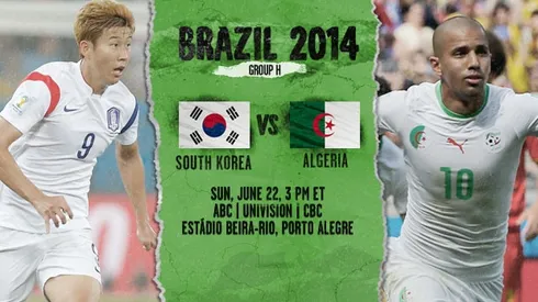 Korea Republic vs Algeria: Starting Lineups And World Cup Open Thread