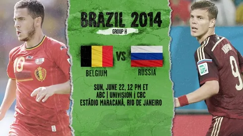 Belgium vs Russia: Starting Lineups And World Cup Open Thread