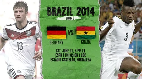 Germany vs Ghana: Starting Lineups And World Cup Open Thread