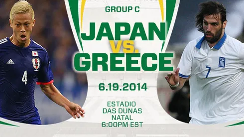 Japan vs Greece, Starting Lineups and World Cup Open Thread