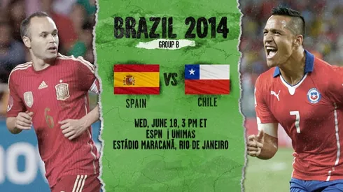 Spain vs Chile: Starting Lineups And World Cup Open Thread