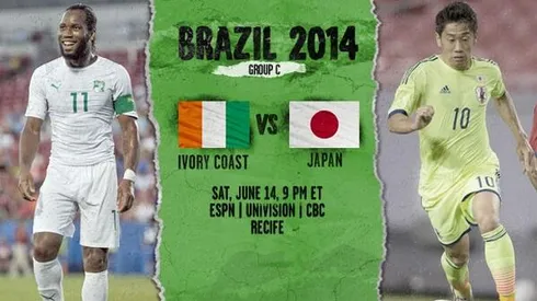 Ivory Coast vs Japan, World Cup Group Stage Open Thread
