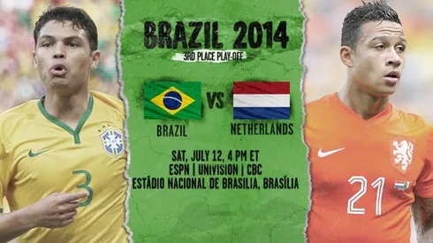 Brazil vs Netherlands, Third Place World Cup Game: Starting Lineups, TV Listings And Open Thread
