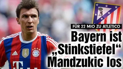 Mario Mandzukic Heading to Atletico Madrid from Bayern Munich