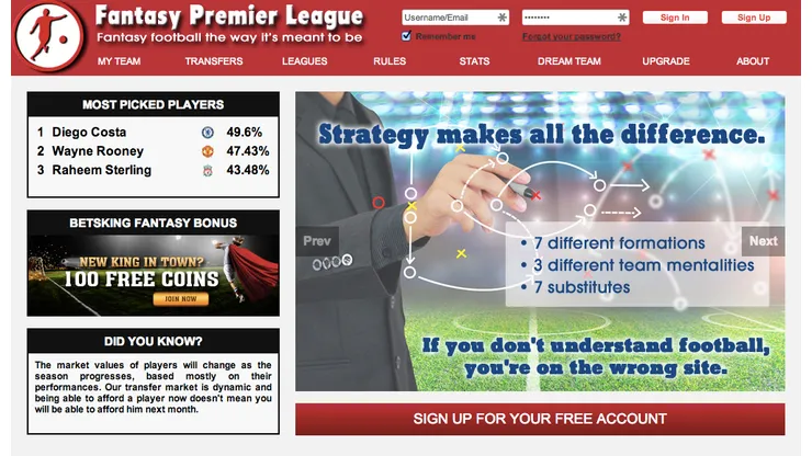 New Twist On Fantasy Football Offers Soccer Fans Plenty of Features