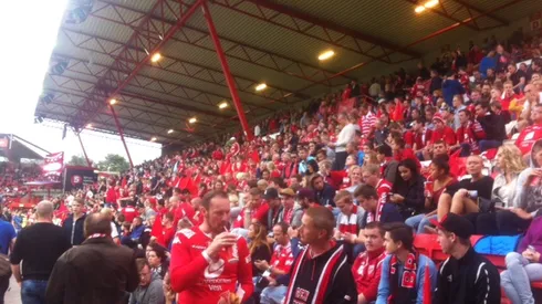 Experiencing a Norwegian soccer match: Brann vs Molde